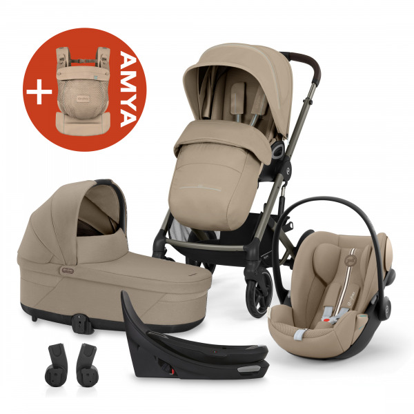 CYBEX Gold Talos 4in1 All Weather +AMYA - Almond Beige